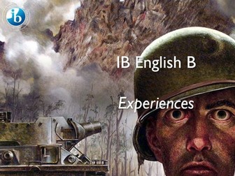 Experiences - IB English B