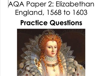 AQA History: Elizabeth Practice Questions