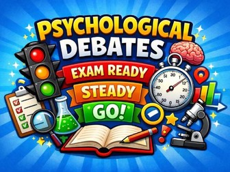 AQA 7182 A Level Psychology Psychological Debates Paper 3