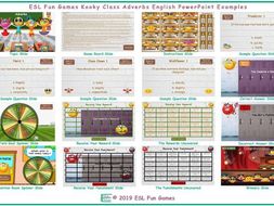Adverbs Kooky Class English PowerPoint Game