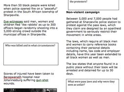 KS3 Noughts and Crosses lessons and worksheets inc. non fiction Part 3 (see part 2 and 1)