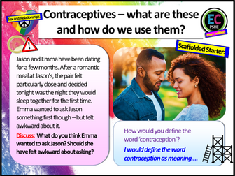 Contraception PSHE