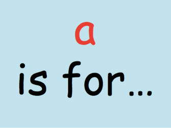 "a" Phonics Powerpoint