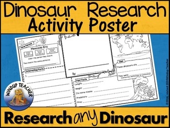 Dinosaur Research Activity Posters