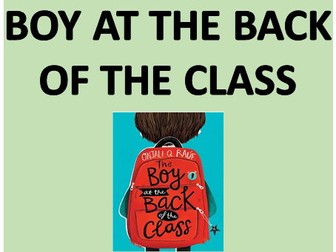 The Boy at the Back of the Class Guided Reading Bundle – Full Novel Comprehension Questions