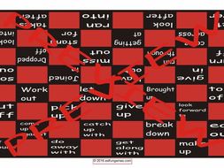 Phrasal Verbs #1 Checker Board Game