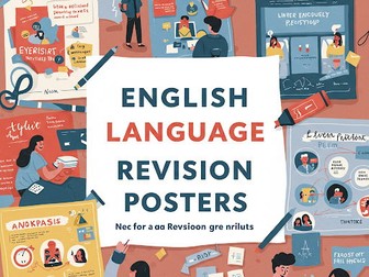 English Language A Level Revision Posters