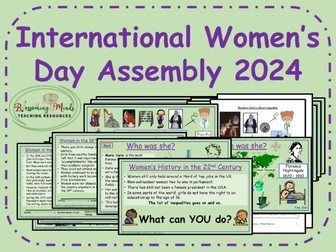 International Women's Day Assembly - Women's History Month
