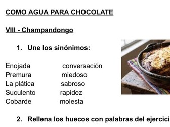 Como agua para chocolate, Chapter VIII