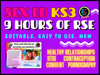Relationships + Sex : Contraception, Consent, STIs