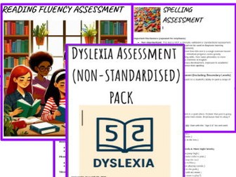 Dyslexia Screening - Non Standardised Test Pack (Secondary Age)