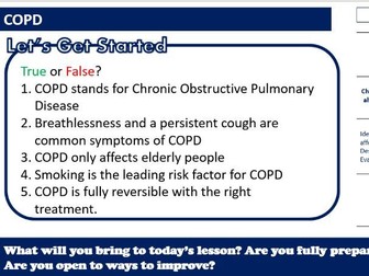 COPD Chronic Obstructive Pulmonary Disease- AAQ Applied Science