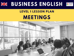 business english meeting lesson plan