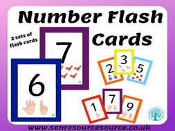 Number flash cards by njdc61 | Teaching Resources