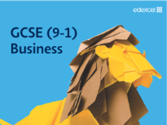 Edexcel GCSE 9-1 Business Studies Starter Kit
