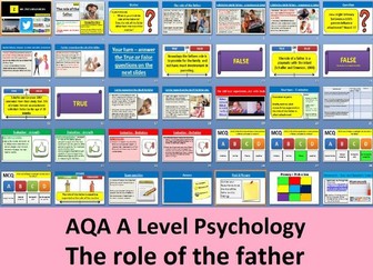 The role of the father - AQA A Level Psychology (Attachment)