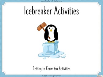 Back to School Icebreaker Activities