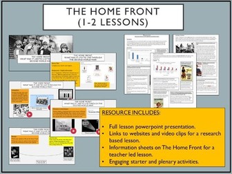 The Home Front (Second World War / World War Two)