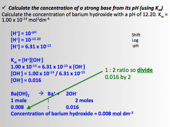 AQA Calculations involving diuretic and dibasic solutions