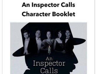 An Inspector Calls Character Booklet
