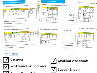 Year 6 Decimals Complete Unit
