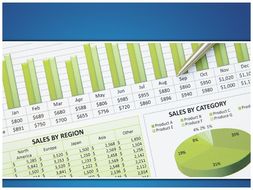 SALES CHART PPT TEMPLATE