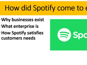 Enterprise and developing ideas for a business