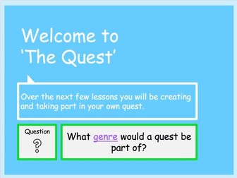 The Quest - KS3 Creative Writing