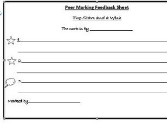 Peer Assessment sheet (2stars1wish)