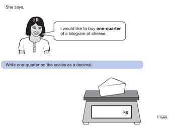 Year 6 KS2 Reasoning SATs Questions for Measurement