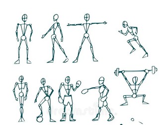 Drawing Superheroes Figure poses