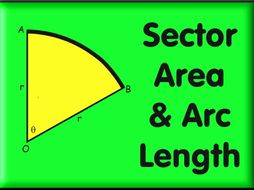 Sector Area and Arc Length Worksheets - With Answers ...