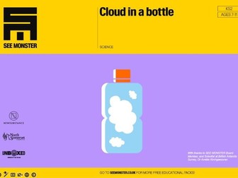 UNBOXED Learning - SEE MONSTER: Cloud in a bottle Ages 7-11