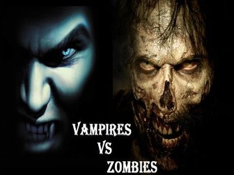 NEW AQA GCSE English Language - Paper 2 (Ofsted Lesson): Vampires vs Zombies!
