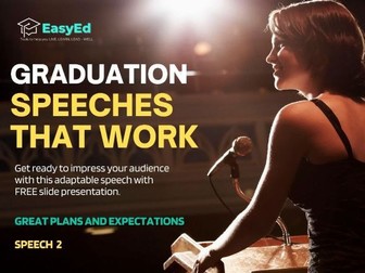 Effective & Effortless Graduation Speech