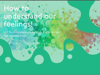 KS1 - EY The Colour Monster – Understanding Our Feelings