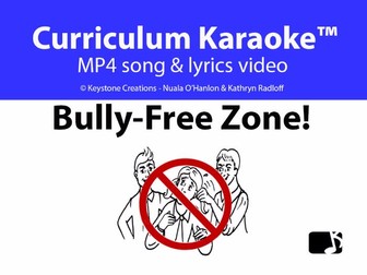 'BULLY-FREE ZONE!' (Grades K-8) ~ Curriculum Song Video