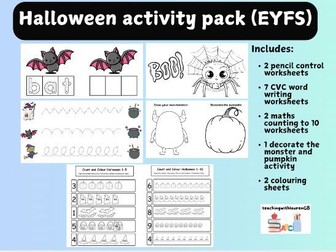 EYFS halloween activity pack