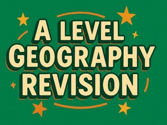 Edexcel A level RAG Rate Revision Checklist - Tectonics