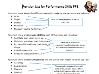 Performance Skills V Cert Revision Guide