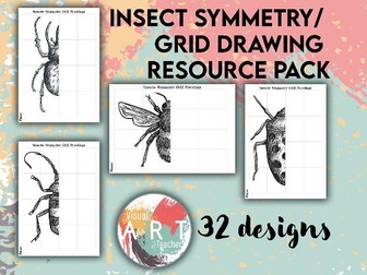 Insect Grid drawing- Symmetry