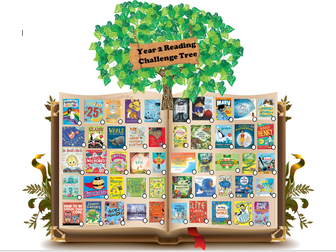 Y2 - Y6 Reading Challenge Trees EDITABLE BOOKS