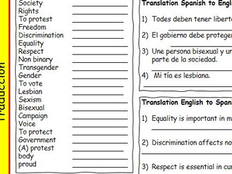La inclusión: gender neutral language in Spanish