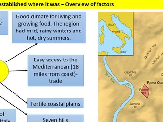 Rome - The Foundation - Geographical / Romulus and Remus / Aeneas