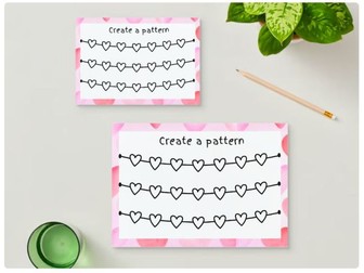 Create a repeating heart pattern