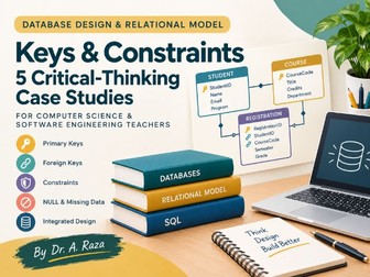 Relational Model, Keys & Constraints: 5 Critical-Thinking Case Studies