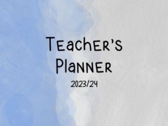 Teacher Planner