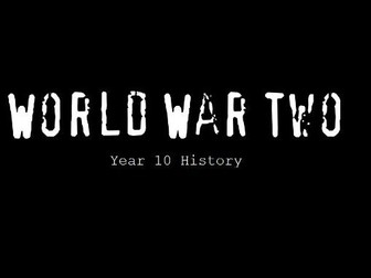 World War Two Simulation