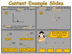 year 4 angles animated powerpoint presentation and worksheets by