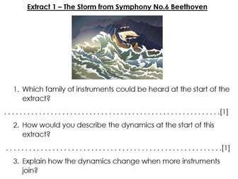 KS3 Year 9 Programme Music Listening Assessment